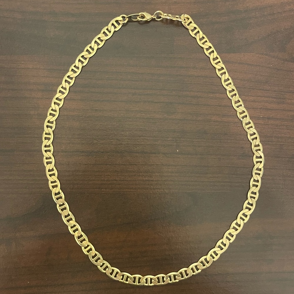 OAK + FORT gold link necklace